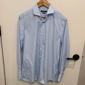 Elegant Light Blue Dress Shirt by Unknown Brand